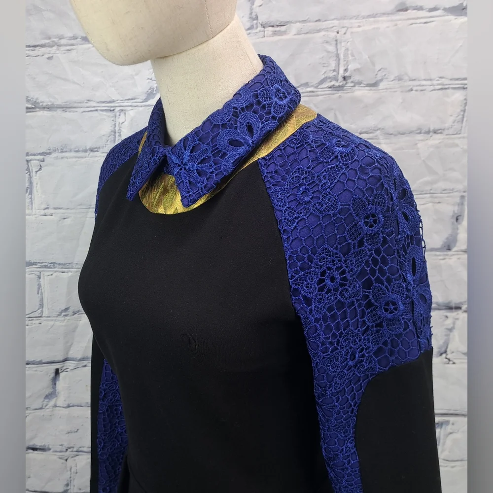 Givenchy Paris Women's Top Purple Black Crystals Italy Small - Picture 11 of 13